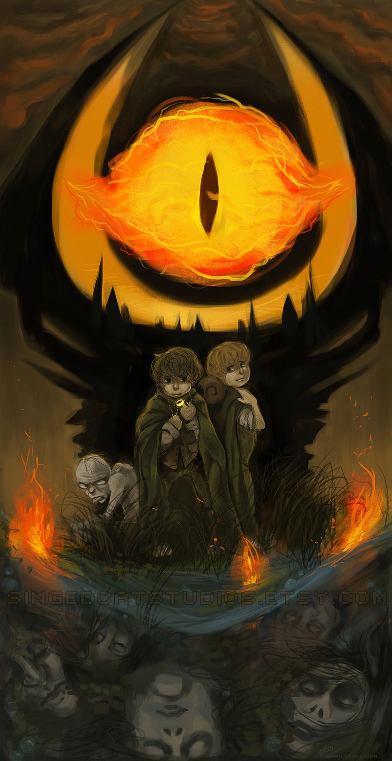 Lord of the Rings the Dead Marshes Poster
