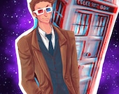 Doctor Who 3D Glasses (David Tennant) Poster