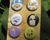 Adventure Time Button Pack 2