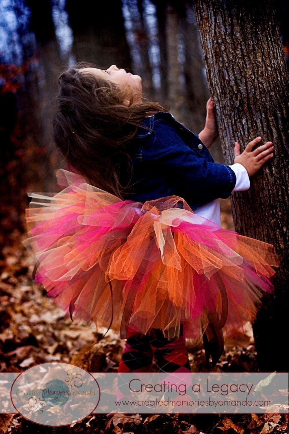 Fall  Tutu -  sewn tutu set - perfect for fall portraits, thanksgiving, 1st birthday