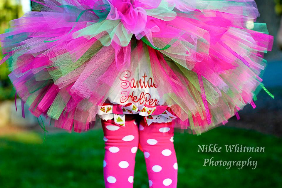 Tutu - Christmas Winterberry Tutu/ headband set sizes 2 through 5