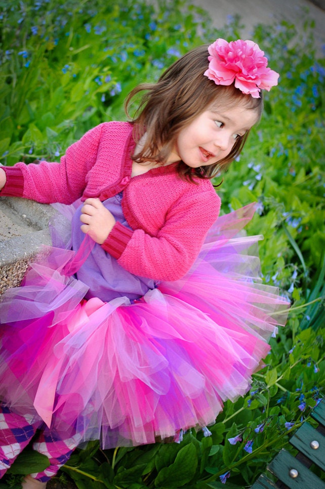 Purple Pink Tutu Baby Toddler Girl Tutu Skirt - perfect for birthdays