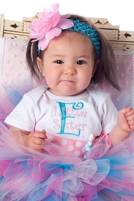 Sewn Tutu - Cotton Candy Tutu w/headband set - Fast shipping