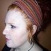 Earthy chocolate brown terracotta mustard Dreadband/headband tie dyed hippie hippy gypsy boho cotton dread wrap dreadlocks hand dyed