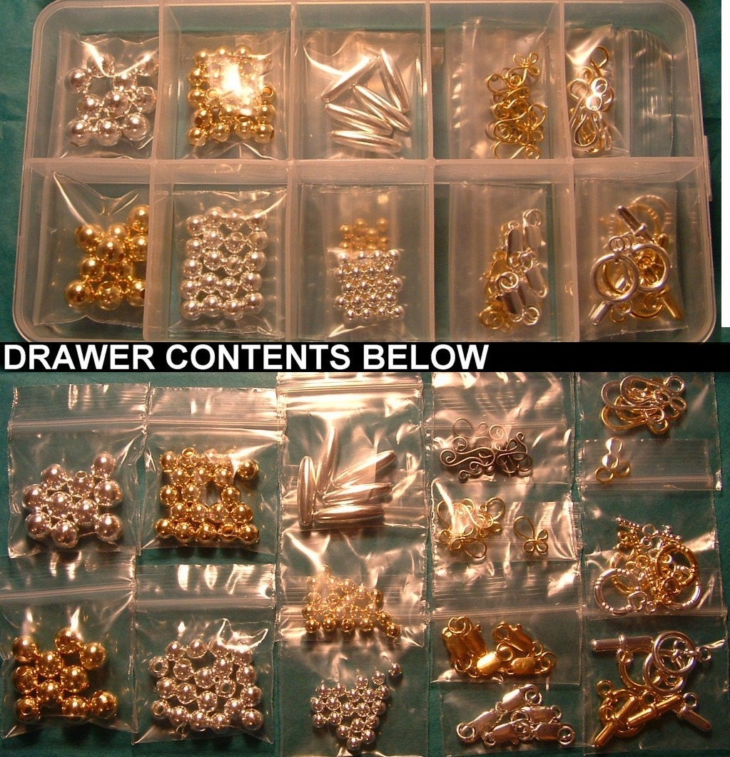 SUPER BEAD KIT Italian Glass Millefiori Beads Carrying Case Jewelry Making Bead Kit - Great for Advanced or Beginner