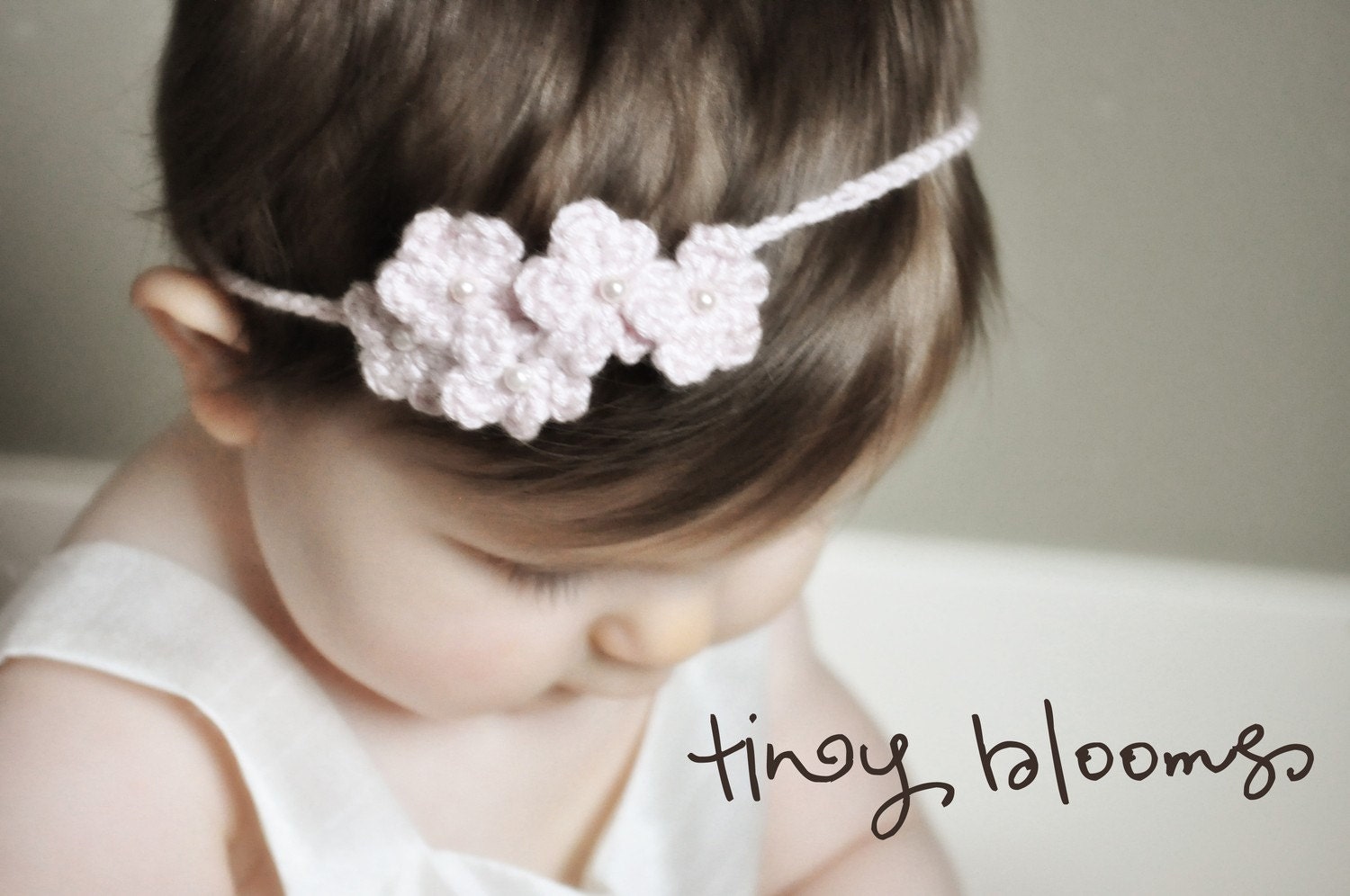 Spring Blooms Crochet Flower Headbands Patterns Baby to Adult