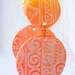 Yellow Orange Earrings African Tribal Jewelry Ethnic Jewerly Fire Summer stoneandbone Hawaii