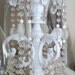 ON HOLD Romantic Cottage Crystal Chandelier