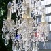 Precious Jeweled Shabby Vintage Cherub Waterfall Crystal Chandelier