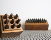 Vintage Set of Number and Letter Stamps - 1/8 inch