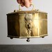Vintage Octagonal Brass Cricket Box