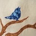 Pair of Blue Bird pillows