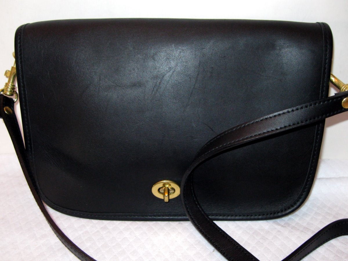 Hunt Club glove tanned leather satchel purse cross body bag black mint