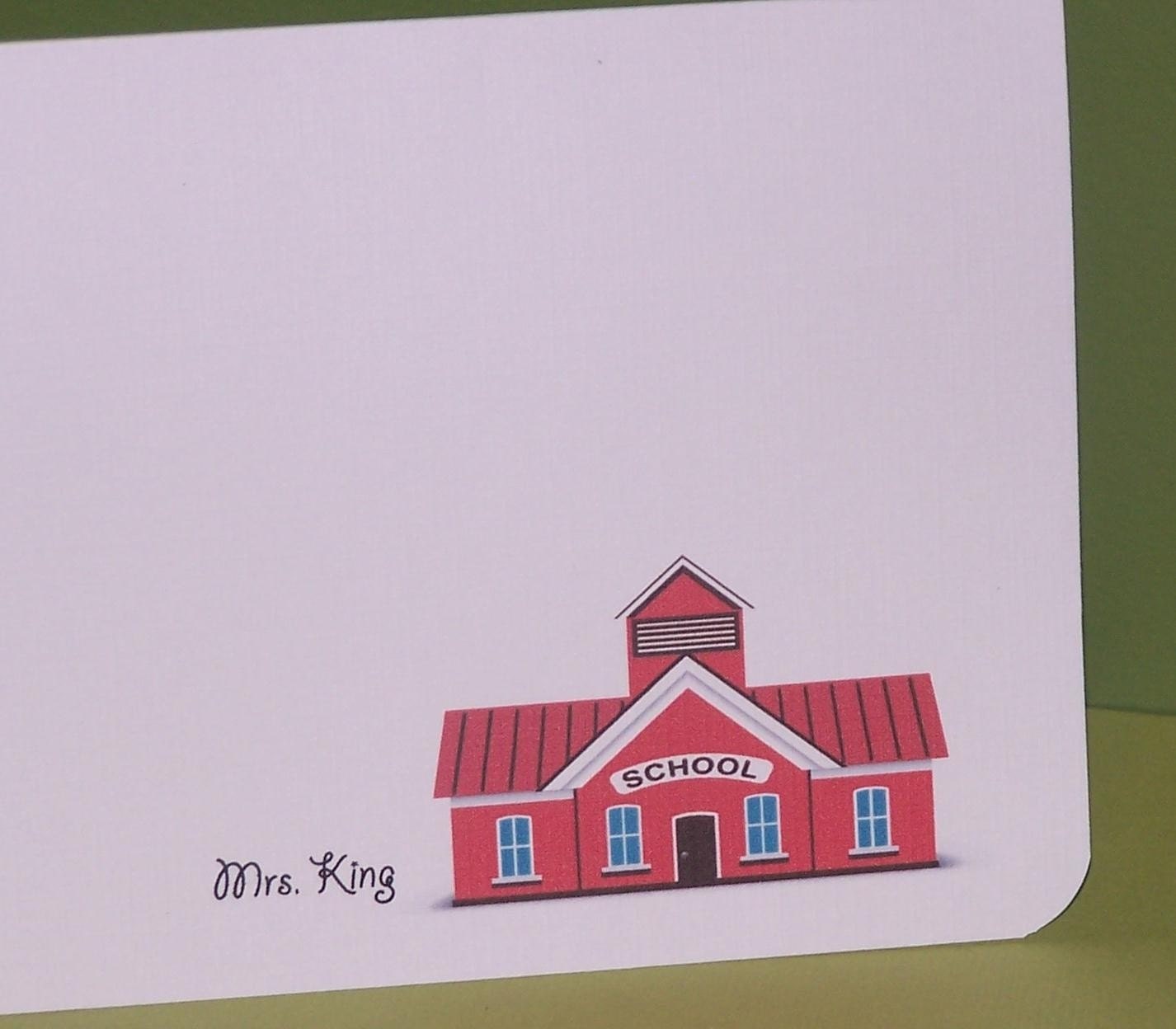 Teacher Thank you Cards, Personalized card (set of 10) Il_570xn