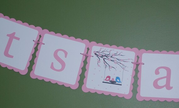 Paper Banner, Baby shower, It's a Girl Il_570xn