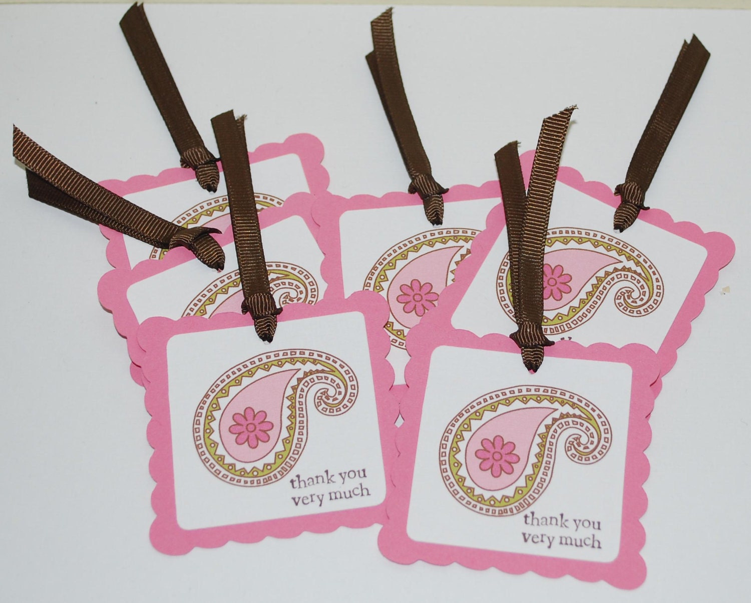 Gift tags, paisley (set of 6) Il_570xn