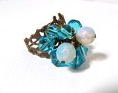 Adjustable Filigree Dangles Ring - Under 20 Dollars