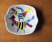 Alessio Tasca bowl with a stylized bird motif