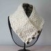 SALE Vanilla Cream Organic Cotton Cowl
