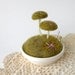 Mossy Floral Mushrooms Pincushion Scene Made To Order