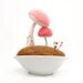 Mushroom Nursery Home Decor Toadstool Pincushion Made to Order -New Mom- Pink Baby Girl