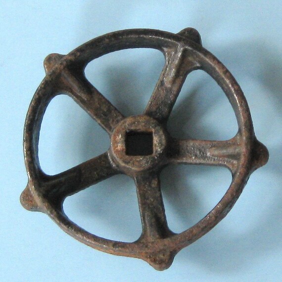 Huge Vintage Ornate Water Valve Valves Handle by timepassages
