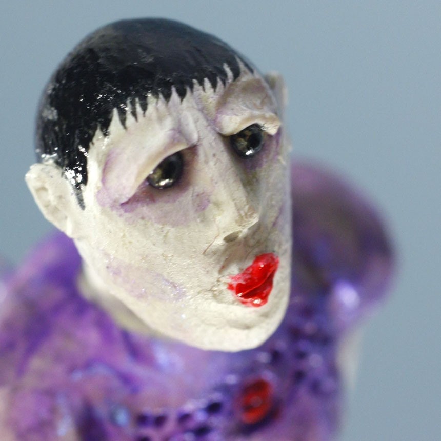 Art Doll Ornament, Belladonna the mysterious woman from another world