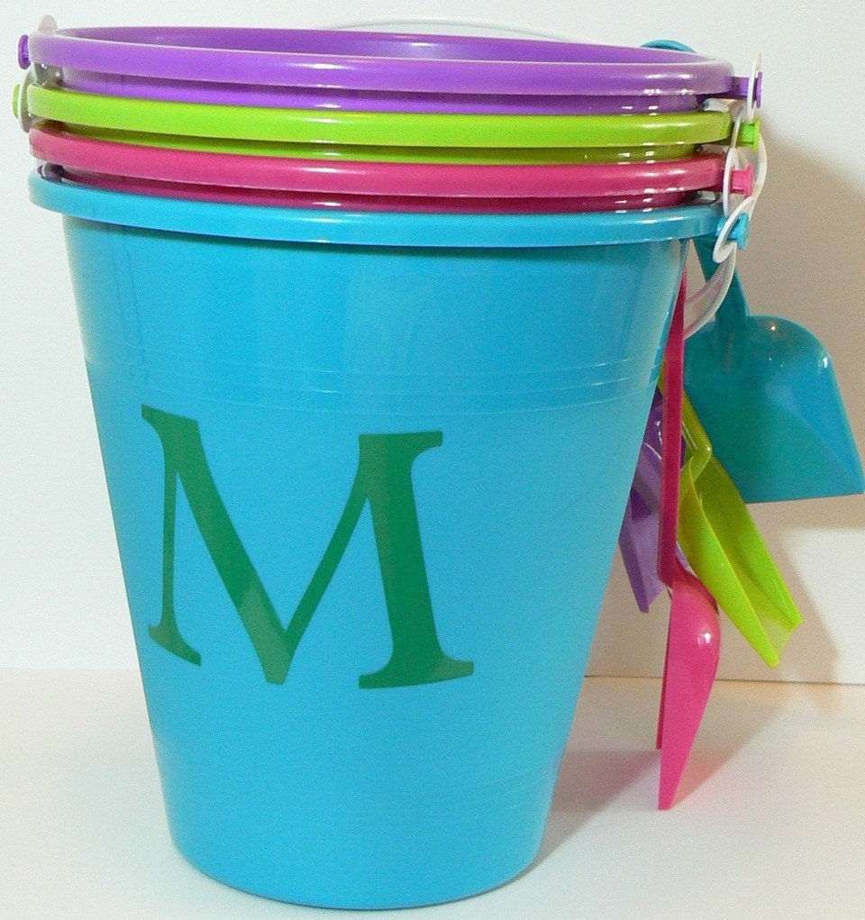 personalized-sand-bucket-gift-bucket-by-poofycheeks-on-etsy