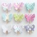 reserved for Ms. Griffin - Decorative Paper Butterfly Clips - Turin - As seen in Charleston Weddings Magazine Winter 2011 - made to order