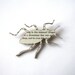 Franz Kafka - The Metamorphosis beetle brooch. Classic book brooches made with original pages.