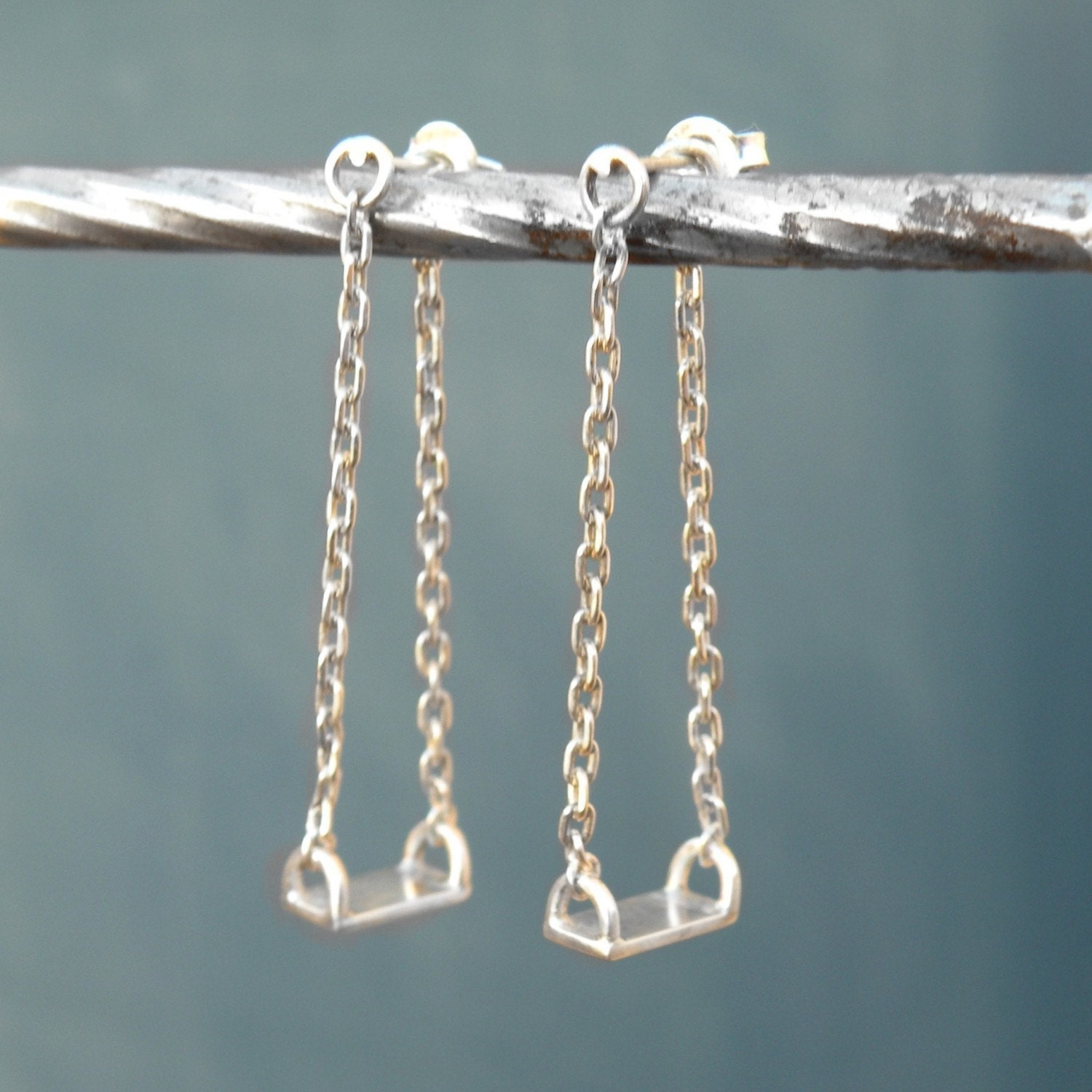 Swing Earrings-sterling silver