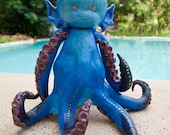 Cerulean - Octopus Nymph Sculpture, Mixed Media, ORIGINAL, OOAK