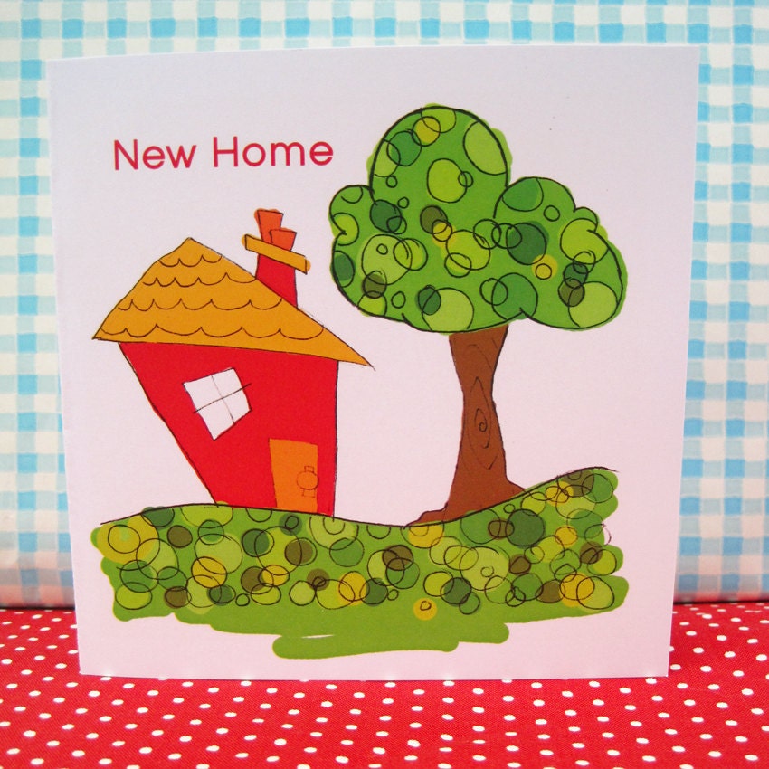 New Home Printed Card 5 x5"