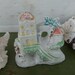 Vintage aquarium decoration Mediterranean Villa with palm tree
