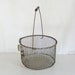 Antique wire farm basket egg carrier with hook img