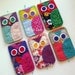 Felt Owl Iphone 5 Case Cozy Samsung Blackberry MADE TO ORDER