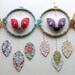 Fox Dreamcatcher Wall Hanging Plush Eco Felt Feathers Hand Embroidery MADE TO ORDER