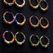 Ankara Hoop Earrings