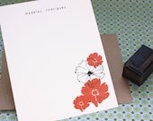 Cosmos- Personalized stationery (set of 10)