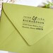 Address Stamp, Wood Handle, Personalized Gift, Custom Address Rubber Stamp - housewarming or wedding gift - a1009