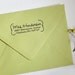 Self Inking Return Address Stamp - cute wedding or birthday gift - 1035