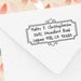 Custom Rubber Address Stamp - Eco Friendly, gifts for wedding, housewarming, etsy labels, return address stamp - ea1063