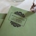 Custom Address Stamp - Wood Handle - cute flower - a1006