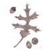 SALE Frozen Oak original watercolor painting