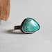 Turquoise Ring - women's size 8 -