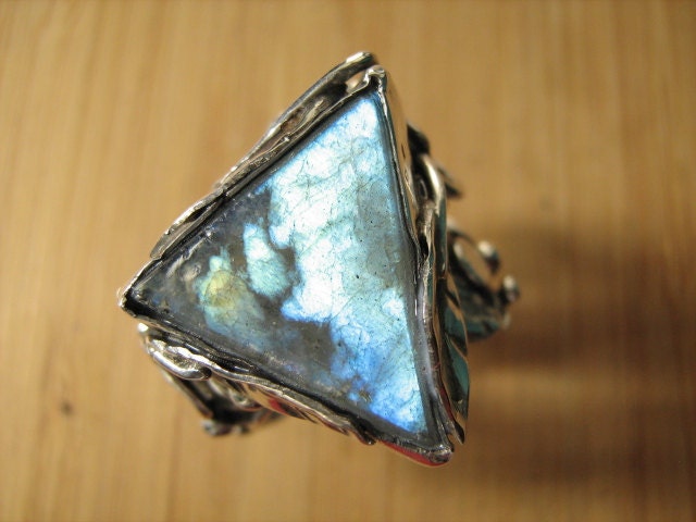 Out of Hardship Labradorite Adjustable Ring