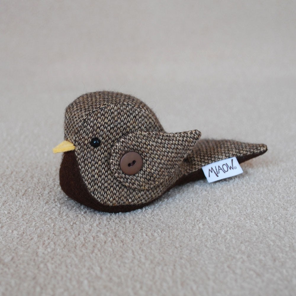 Handmade Wool Bird