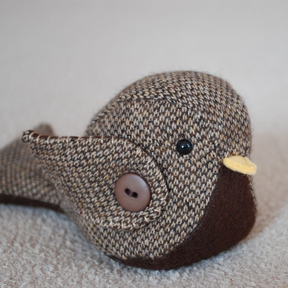 Handmade Wool Bird