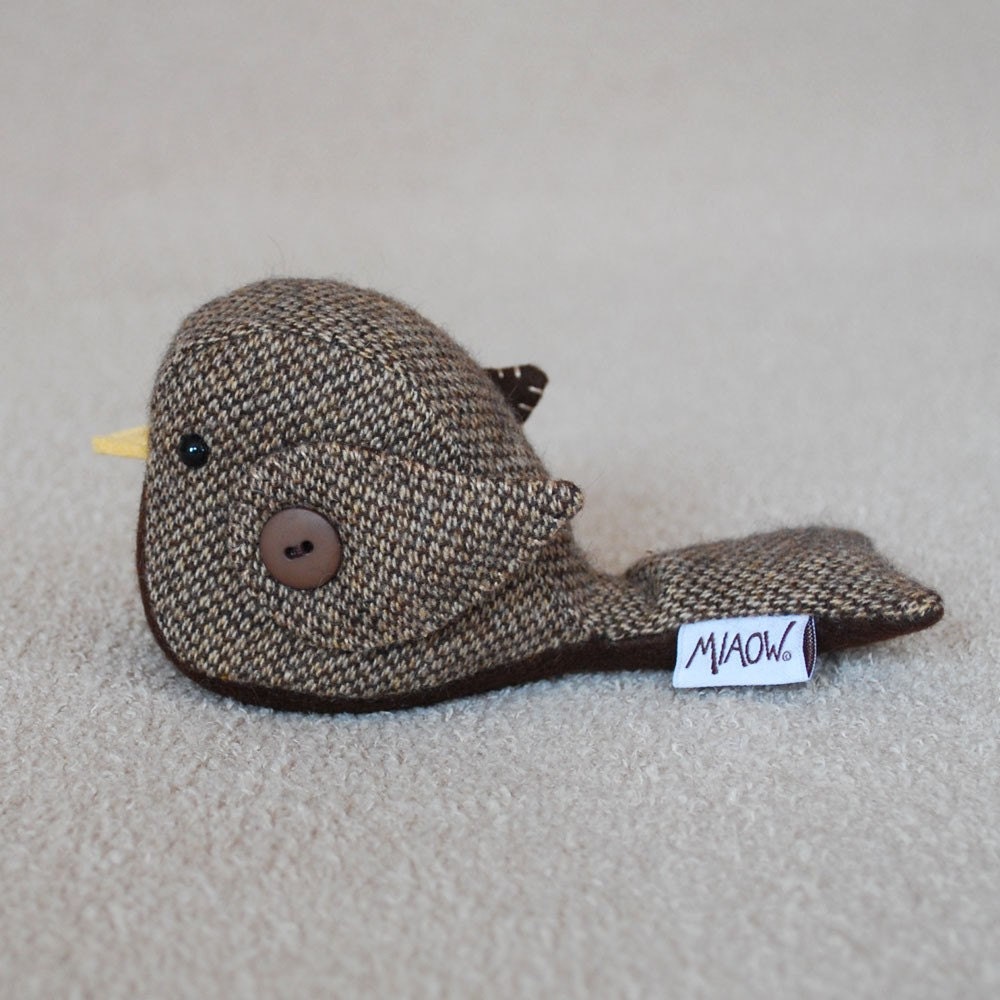 Handmade Wool Bird