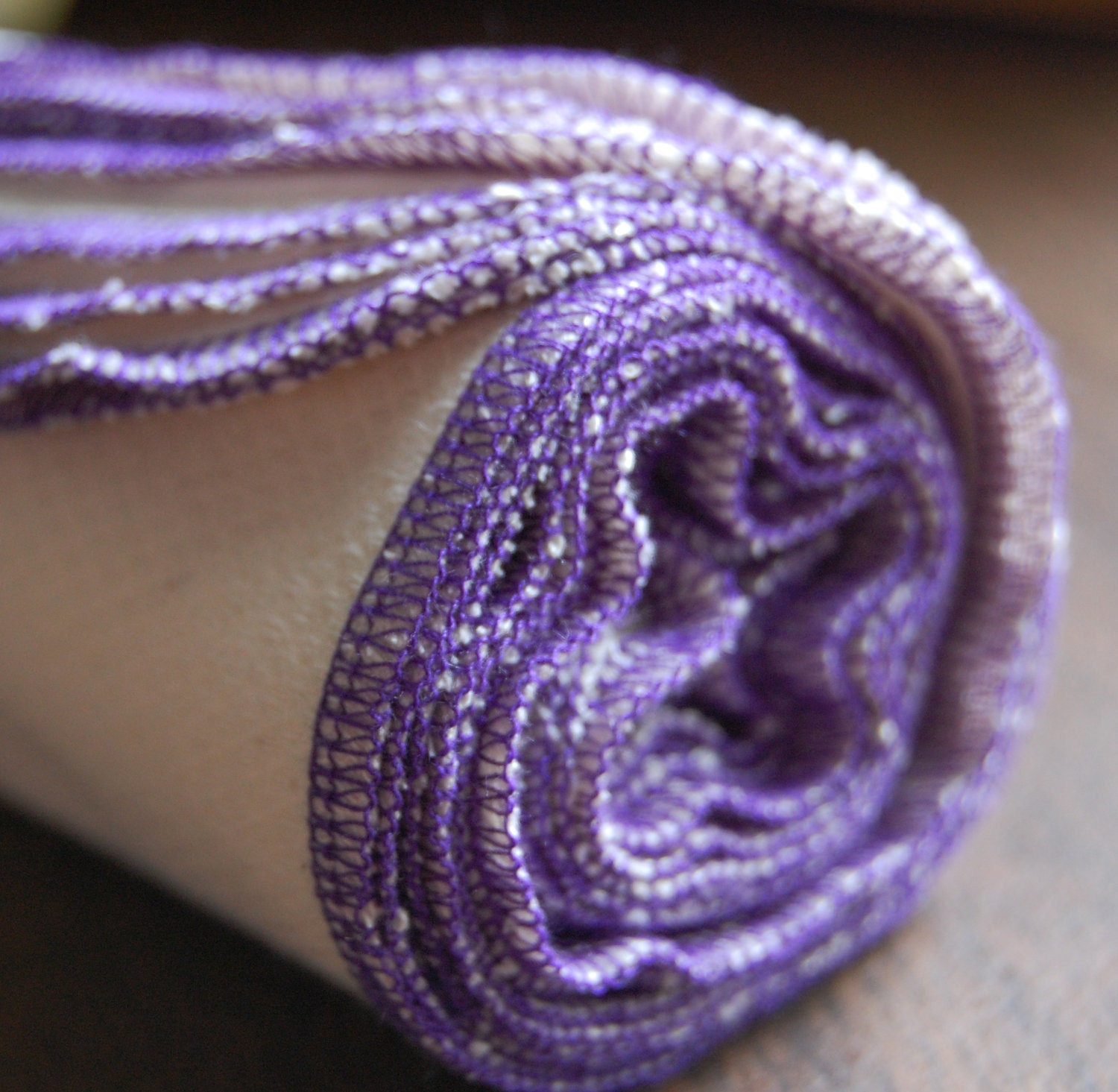 13 ORGANIC Bird-E Towels - purple thread - eco friendly paper towel alternative - unbleached cotton - unpaper